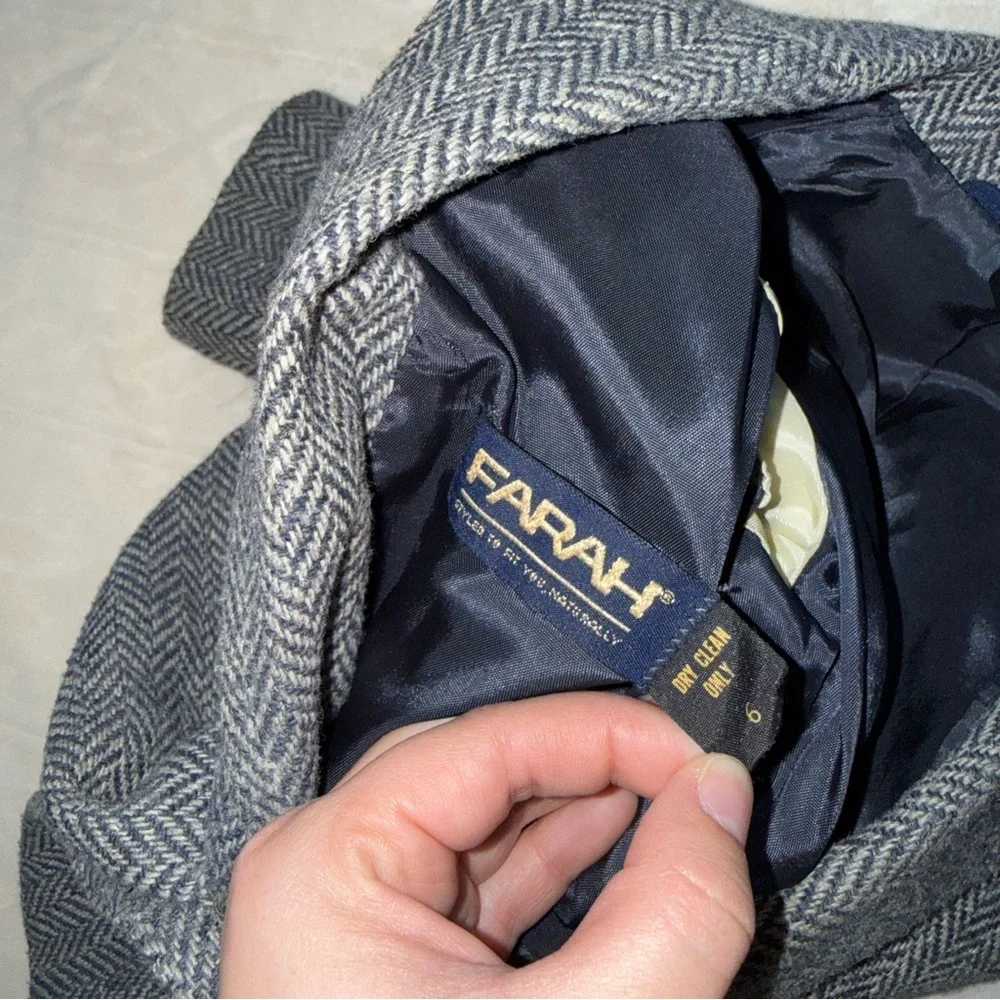 Vintage Farah Wool Blend Tweed‎ Blazer, Kids